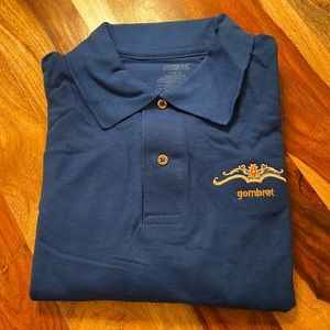 NWT JERZEES MENS ROYAL BLUE SHORT SLEEVE POLO SHIRT